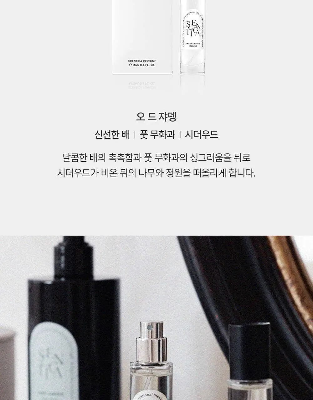 [NEW/단독 증정] 센티카 시그니처 퍼퓸 15ml & 2ml 3종 디스커버리 3종 택1 상세페이지 8